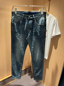 2024 Lente Herfst Avatar Print Rits Jeans Licht Gewassen Man Lange Potlood Broek WCNZ030