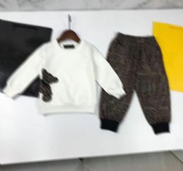 2024 Spring Autumn Children Outfit Trajes para niños Juegos de ropa casual infantil suéter + pantalones 2pcs juegos de ropa para niñas