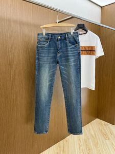 2024 Spring Autumn broderie Lettre imprimé jeans pour hommes à la ferme