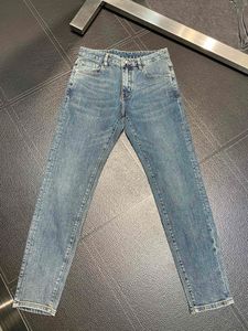2024 Spring Autumn Embroidery Imprimerie jeans pour hommes Light Washed Man's Long Crayer Pantal WCNZ058