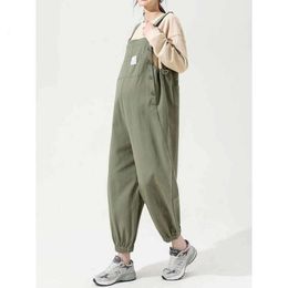 2024 Printemps automne Nouvelles femmes enceintes Saut-combats à sauts de grossesse Rompers Vêtements de maternité en vrac pantalon pantalon vêtements l2405