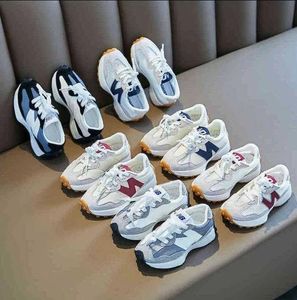 2024 Spring Children Sport Shoes Sport Boys Niñas Pequeñas zapatos casuales de cintura