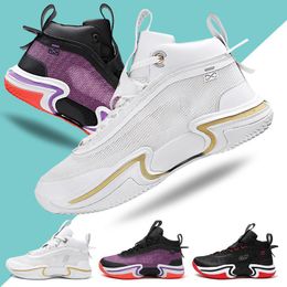 2024 Spring Lovers Chaussures de sport Hommes Casual Femmes Chaussures de course Nouvelles chaussures de basket-ball en tissu respirant pour hommes Baskets de basket-ball 36-45