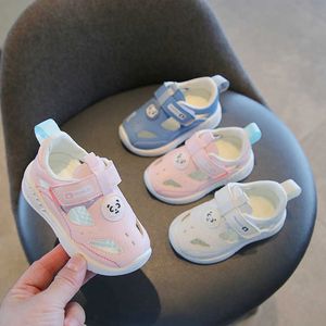 HBP Non-Brand 2024 Spring nieuwe baby en peuter leren sleutelschoenen mannelijke baby functionele schoenen zachte zool vrouwelijke baby sandalen