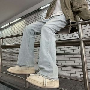 Jeans délavés pour hommes, nouvelle marque tendance, grande tenue américaine, Micro La, boutique de pantalons, printemps 2024
