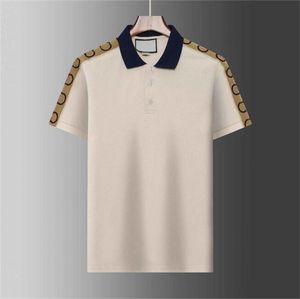 2024 Spring Summer Luxury Italië Men T-shirt Designer Polo Shirts High Street Borduurwerk klein paardenprint kleding Mens Polo Shirt
