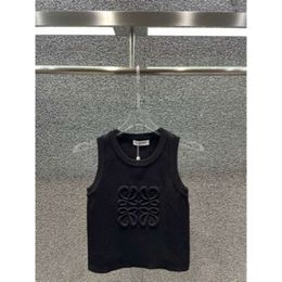 Débardeur tricoté Jacquard 3D, gris, blanc, noir, rose, nouvelle collection printemps/été 2024