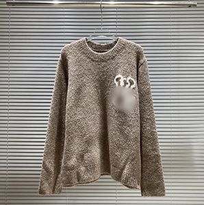 2024 SS SUJETOR Men's Fashion Sweater de diseñador casual de hombre de punto largo