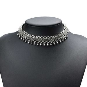 2024 ss tocona fleur alliage collier de perles gland collier court modèles populaires défilé de mode alliage cou et cou gland collier