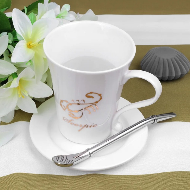 2024 Rostfritt stål Dricker Straw Tea Filter Handgjorda Yerba Mate Te Siler Gourd Washable Drinking Straws Tea Tool för rostfritt stål