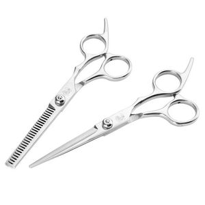 2024 roestvrijstalen schaar voor haarverdunning en snijdend clipper 6 inch kappersproducten Haircut trim Hairs Cutting Baper zeker,