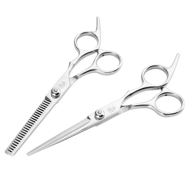 2024 Stainless Steel Scissors for Hair Thinning and Cutting Clipper 6 inches Hairdressing Products Haircut Trim Hairs Cutting Barber
