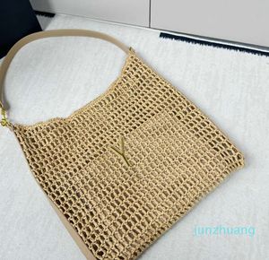 2024 Stro Hobo Tas Zomer Strandtassen Weave Schouder Onderarm Zwervers Luxe Draagtas Handtas Strand Bakken Lafite Gras