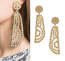 Boucles d'oreilles à clous, Clips d'oreille exagérés européens et américains, Hipster forgé à la main, paillettes élastiques, boucles d'oreilles de fête d'anniversaire, 2024