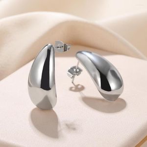 2024 Boucles d'oreilles en acier inoxydable Goutte d'eau Piercing d'oreille pour femmes Délicatesse Mode Oreilles Bijoux Cadeau Tendance Livraison Gratuite 2023