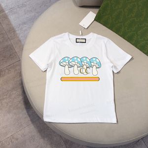 2024 Zomer Baby Kids T-shirt Katoen Luxe Design Leuke print shirt Boy Girl Kleding Kort Mouw Kinderen Casual tops T-stukken