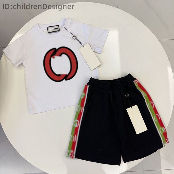 2024 Summer Boy Set New Casual Fashion Cartoon T-shirts Short Kids Designer Children Baby Toddler Vêtements 2-12 ans Vêtements pour enfants AAA