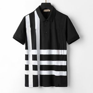 2024 Zomerkleding Luxe Designer Poloshirts Mannen Casual Polo Mode Snake Bee Print Borduren T-shirt High Street Heren Polo Maat M-xxxl 262
