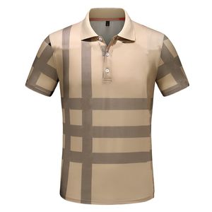 2024 Zomerkleding Luxe Designer Poloshirts Mannen Casual Polo Mode Snake Bee Print Borduren T-shirt High Street Heren Polo's Maat M-xxxl 240