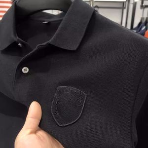 2024 Zomerontwerper Polo shirt Bl heren poloshirt luxe ontwerper geborduurd t-shirt voor heren top alfabetische kleding korte mouw t-shirt groot t-shirt baoluo