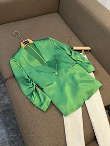 2024 Été Green Color Couleur Champagne Blazers