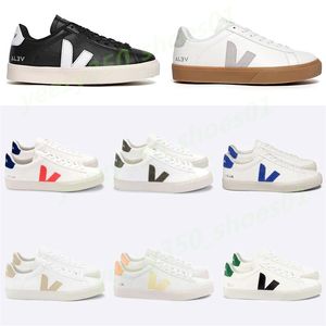 2024 Été Hot Français Brésil Vert Low-Carbone Life V bio Cotton Flats Platform Sneakers Femmes Casual Classic Classic White Designer Chaussures pour hommes