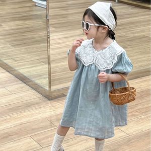 2024 Les enfants coréens d'été portent un nouveau produit jupe en dente
