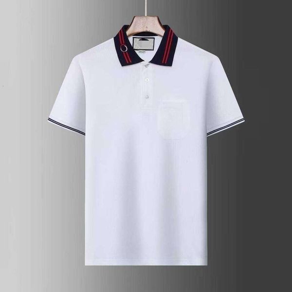 2024 Summer Mens Designer Polo Bouton Bouton Down Down Fashion Brand High Quality Mand Sportswear Sportswear Casual Polo T-shirt Slim Fit Designer T-shirts