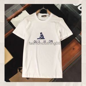 2024 Designer pour hommes d'été T-shirt décontracté homme t-shirts avec des lettres imprimées à manches courtes top top vend des hommes de luxe Hip Hop Vêtements Paris S-5xl # 02