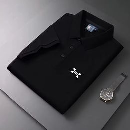 2024 Été Polo Polo décontracté confortable et respirant Polo Collar Shirt Business polyvalent vendant 240517