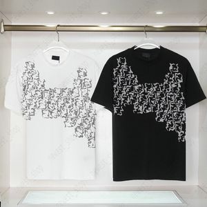 2024 Camisetas para hombres de verano camiseta camiseta diseñadora camiseta de lujo clásico geometría de ojo impreso fit delgado europeo ropa mujer f de manga corta