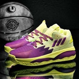 2024 Été Nouveau Anti Slip Lilad 8th Generation Combat Basketball Chaussures La friction des hommes a un son H511-115