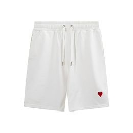 2024 Summer New Fitness Shorts Y2K Hip-Hop Pocket Loose Coton Shorts Femme Femme Amour Embellissement HARAJUKU Men de basket-ball Men