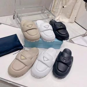 2024 NOVEDAD DE VERANO sandalias de mujer marca de diseñador zapatos de pan de suela gruesa sandalias de cabeza redonda zapatos Muller