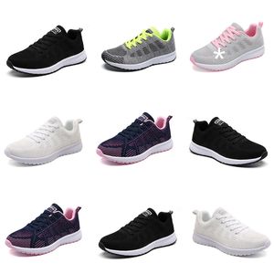 2024 Chaussures de course d'été Designer pour femmes Baskets de mode Blanc Noir Rose Gris Confortable-042 Mesh Surface Femmes Entraîneurs de sports de plein air GAI Sneaker Shoes