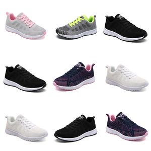 2024 Chaussures de course d'été Designer pour femmes Baskets de mode Blanc Noir Rose Gris Confortable-025 Mesh Surface Femmes Entraîneurs de sports de plein air GAI Sneaker Shoes