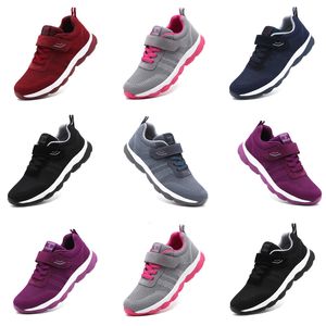 2024 Chaussures de course d'été Designer pour femmes Baskets de mode Blanc Noir Bleu Rouge Confortable Mesh Surface-015 Entraîneurs de sports de plein air pour femmes GAI Sneaker Shoes