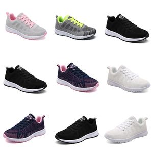 2024 Chaussures de course d'été Designer pour femmes Baskets de mode Blanc Noir Rose Gris Confortable-027 Mesh Surface Femmes Entraîneurs de sports de plein air GAI Sneaker Shoes