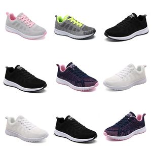 2024 Chaussures de course d'été Designer pour femmes Baskets de mode Blanc Noir Rose Gris Confortable-026 Mesh Surface Femmes Baskets de sports de plein air GAI Sneaker Shoes