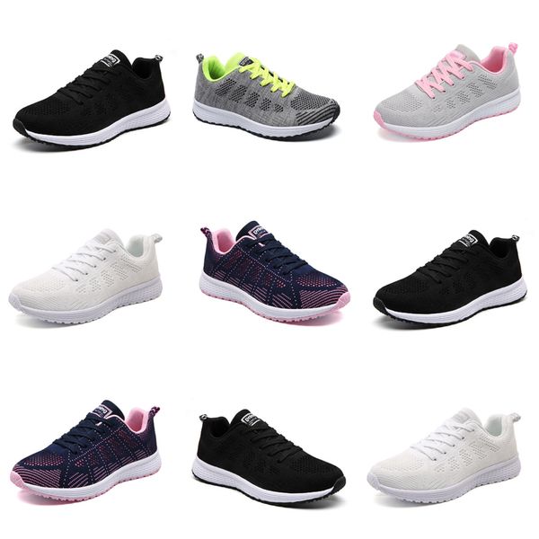 2024 Chaussures de course d'été Designer pour femmes Baskets de mode Blanc Noir Rose Gris Confortable-06 Mesh Surface Femmes Baskets de sports de plein air GAI Sneaker Shoes