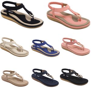 2024 zomer vrouwen schoenen Sandalen lage hakken Mesh oppervlak Vrije tijd Moeder Zwart wit grote maat 35-42 J18-1 GAI
