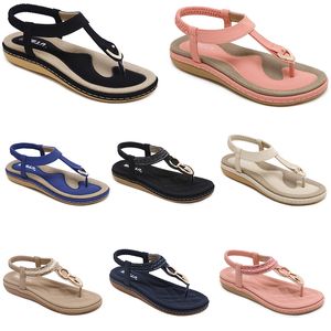 2024 zomer vrouwen schoenen Sandalen lage hakken Mesh oppervlak Vrije tijd Moeder Zwart wit grote maat 35-42 J12-1 GAI