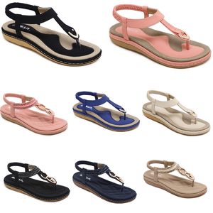 2024 zomer vrouwen schoenen Sandalen lage hakken Mesh oppervlak Vrije tijd Moeder Zwart wit grote maat 35-42 J7-1 GAI
