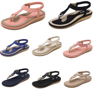 Sandales à talons bas pour femmes, chaussures d'été, surface en maille, loisirs maman, noir et blanc, grande taille 35-42, J26 GAI, 2024