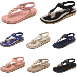 2024 zomer vrouwen schoenen Sandalen lage hakken Mesh oppervlak Vrije tijd Moeder Zwart wit grote maat 35-42 J41-1 GAI