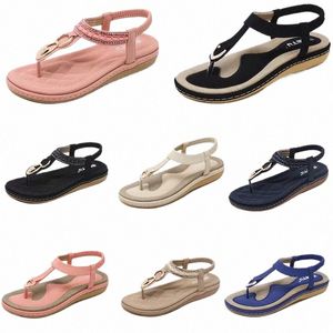 Sandales de créateur Summer Femme's Slippers Low Talon Mesh Mom Casual Mom Black and White Plus taille 35-42