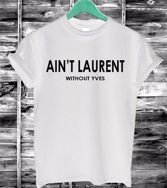 2024 été femmes T-Shirt AIN'T lettres imprimer coton décontracté drôle T-Shirt noir blanc à manches courtes mince Sexy T-Shirt S-3XL