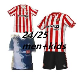 2024 Sunderland Soccer Jerseys Kids Kit à la maison Roberts Gooch Stewart Diallo Clarke Pritchard 24 25 Football Shirt
