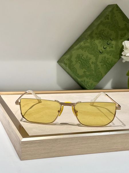 2024 gafas de sol Gafas de sol con corte de diamante Hombres y mujeres con estilo Alambre C Diseñador de lujo Carter Gafas de sol Sombras de conducción Protección al aire libre Gafas Gafas de sol cuadradas Nuevo