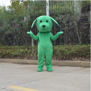 Costume de mascotte de chien vert Super mignon, déguisement à thème de noël, Costume de mascotte d'halloween, 2024